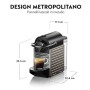 Krups Nespresso XN304TK Pixie - Macchina per caffè Espresso, Ricette Programmabili, 1260 W, Titan, 0.7 Litri
