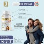 Jarmor Vitamina C 1000mg Integratore | Vitamina D 2000 UI | ZINCO Alto Dosaggio 60 Capsule Vegan