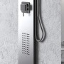 Colonna Doccia 002 4 Funzioni Acciaio Inox Getto A Cascata 2 Bocchette Idro Lombari L20xP44xH170