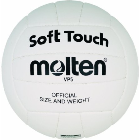 Molten - VP5, Pallone da pallavolo, colore: Bianco