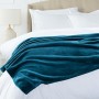 AmazonBasics - Coperta Vellutata in Pile, 168 x 229cm, color Verde acqua