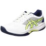 ASICS Gel-Game 7 Clay/OC, Scarpe da Tennis Uomo, White/Safety Yellow, 43.5 EU