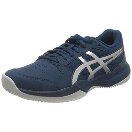 ASICS Gel-Game 7 Clay/OC GS, Scarpe da Tennis Unisex-Bambini, MAKO Blue/Pure Silver, 39 EU