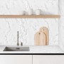 Hode Carta Adesivo Marmo per Mobili Marmo Pellicola Autoadesiva Vinile Adesivi Impermeabile Carta Pellicola Autoadesiva Cucina D