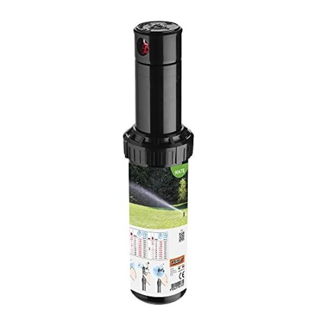 Claber 87321 Inter. IRR. TURBINA 670 mq 90478, Nero/Arancione/Grigio, 90x70x190 cm