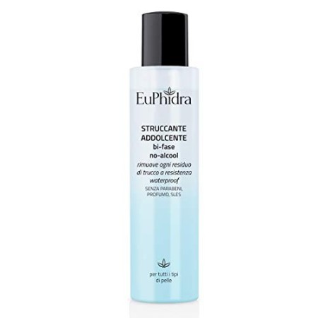 Euphidra Struccante Addolcente Bifase - No Alcool, Pelli Sensibili, 150 ML