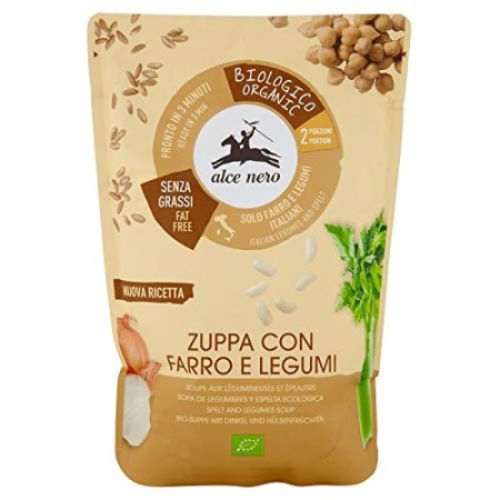 Zuppa di Legumi e Farro Alce Nero