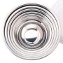 Juning Ciotola in Acciaio Inox Set di 5, Acciaio Inox Tazze di miscelazione con coperchi, Cucina di casa in Forma, Hotel, Ristor