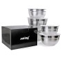 Juning Ciotola in Acciaio Inox Set di 5, Acciaio Inox Tazze di miscelazione con coperchi, Cucina di casa in Forma, Hotel, Ristor