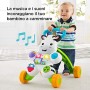 Fisher Price Zebra Primi Passi Spingibile, Giocattolo Elettronico Educativo con Musica e Suoni, per Bambini di 6 + Mesi, DLD91