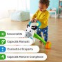 Fisher Price Zebra Primi Passi Spingibile, Giocattolo Elettronico Educativo con Musica e Suoni, per Bambini di 6 + Mesi, DLD91