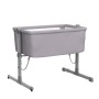 Mini culla Colcho Ibaby 2020 – Regolabile in diverse altezze, reclinabile – Materasso incluso, colore: grigio