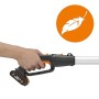 Worx WG252E - Tagliasiepi telescopico a batteria da 20 V, 2,0 Ah, PowerShare, con batteria, caricatore rapido e tracolla