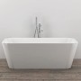 Vasca Da Bagno Free Standing 003 Acrilico Bianco Lucido Rettangolare
