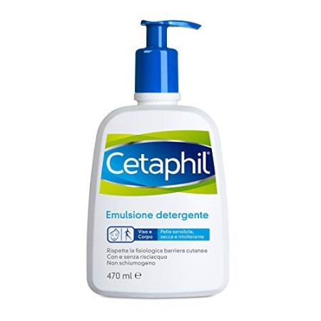 Cetaphil, Fluido Idratante, Crema Viso e Corpo per Pelle Normale e Secca, Formato 470 ml