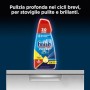 Finish Powergel Gel Detersivo per Lavastoviglie Liquido, Multiazione, Poteri Sgrassanti, Limone, 360 Lavaggi, 12 Confezioni da 3