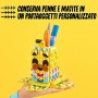 LEGO DOTS Simpatica Banana - Portapenne, Decorazione per la Cameretta, Giocattoli Creativi per Bambini di 6 Anni 41948