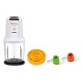 Moulinex Multimoulinette Multi Moulinette 6-in-1, 500 W, 0.5 Litri, di plastica, 2 velocità, Bianco