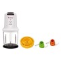 Moulinex Multimoulinette Multi Moulinette 6-in-1, 500 W, 0.5 Litri, di plastica, 2 velocità, Bianco