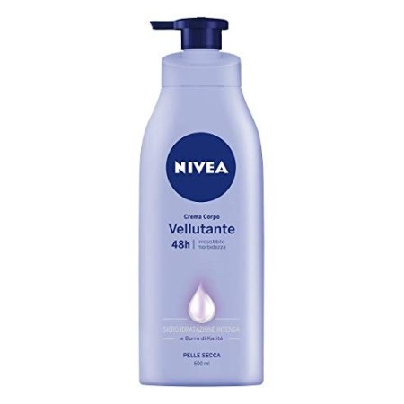 Nivea Crema Corpo Vellutante, Irresistibile Morbidezza per Pelle Secca, 500 ml