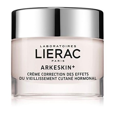 Lierac Arkeskin Crema Viso Adatta a Pelle in Menopausa, Anti Invecchiamento Ormonale e Anti-Rughe, Nutriente e Senza Fitoestroge