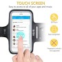 Gritin Fascia da Braccio, Sweatproof Fascia da Braccio Sportiva con Chiave e Riflettente Armband per iPhone SE(2020)/11/11 Pro/X