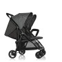 Brevi 760-650 Indue, Passeggino Gemellare, Grigio Melange Scuro