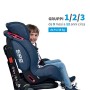 Foppapedretti Isodinamyk Seggiolino Auto ISOFIX Gruppo 1/2/3 (9-36kg), per Bambini da 9 Mesi Fino a 12 Anni, Jeans