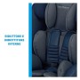 Foppapedretti Isodinamyk Seggiolino Auto ISOFIX Gruppo 1/2/3 (9-36kg), per Bambini da 9 Mesi Fino a 12 Anni, Jeans