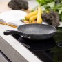 KASANOVA Padella New Petra Dark - Padella Antiaderente per Tutti i Piani Cottura - ø 26 cm