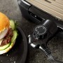 George Foreman 25850-56 Smokeless BBQ Grill, Niente Fumo per utilizzo in casa, Piastra e Vassoio Lavabili in Lavastoviglie, 1350