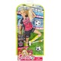 Barbie Bambola Calciatrice, con 22 Punti Snodabili per Infiniti Movimenti, Giocattolo per Bambini 3 + Anni, DVF69