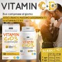 Vitamina C+D3, 120 compresse MASTICABILI, GUSTO ARANCIA | 2 cpr al giorno apportano Vitamina c 1000mg e Vitamina d 2000 ui | 1 c