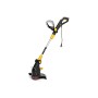 Alpina Tagliabordi Elettrico ATR 600 E, 600 W, Nero/Giallo, Larghezza di taglio 30 cm