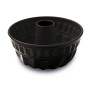 Guardini Gardenia, Stampo Budino con cono 23cm, Acciaio con rivestimento antiaderente, Colore nero
