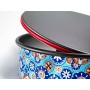 Domo PushPan, Tortiera Antiaderente con Fondo Apribile Salvagoccia e Cerniera in Silicone, Diametro 26 cm