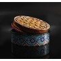 Domo PushPan, Tortiera Antiaderente con Fondo Apribile Salvagoccia e Cerniera in Silicone, Diametro 26 cm