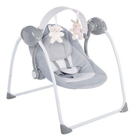 Chicco Relax&Play Altalena Elettrica Neonato da 0 Mesi a 9 Kg, Sdraietta Regolabile e Dondolo Automatico in 5 Velocità, Barra G