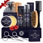 Kit Barba per Uomo Regalo di San Valentino Lionmane con Sacca Viaggio