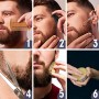 Kit Barba per Uomo Regalo di San Valentino Lionmane con Sacca Viaggio