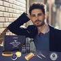 Kit Barba per Uomo Regalo di San Valentino Lionmane con Sacca Viaggio