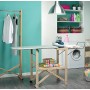 Foppapedretti Asso Postazione da Stiro, Dimensioni aperto H96 P50 L178 cm, Naturale