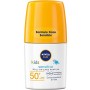 Nivea SUN Kids Roll-on Protect & Play Sensitive FPS 50+ (2 x 50 ml), protezione solare per bambini in formato divertente, scherm