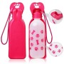Anpetbest Dispenser d'Acqua per Cani distributore acqua 11 oz(325ML), cane acqua portabile animale domestico Travel Water Bottle