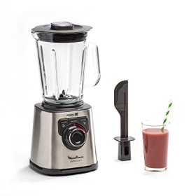 Moulinex PerfectMix + Frullatore con Tecnologia Powelix, 3 Programmi, Vaso in Vetro Termoresistente, 1200 W, 1.5 Litri