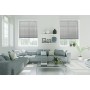 Deco Company 23-3042 Veneziane con Morsetto, Alluminio, Argento, 50 x 130 cm