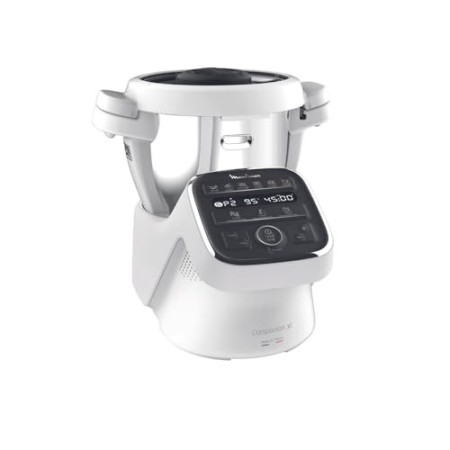 Moulinex HF80CB Companion XL, Robot da Cucina Multifunzione, 12 Programmi Automatici, 6 Accessori Dedicati, Capacità di 3L,1500