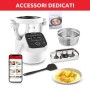 Moulinex HF80CB Companion XL, Robot da Cucina Multifunzione, 12 Programmi Automatici, 6 Accessori Dedicati, Capacità di 3L,1500