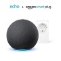 Nuovo Echo (4ª generazione) - Antracite + Amazon Smart Plug (presa intelligente con connettività Wi-Fi), compatibile con Alexa
