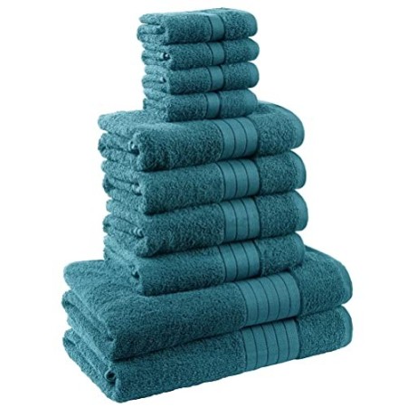 Dreamscene morbido asciugamani Set Regalo, Cotone, Foglia, 10 pezzi